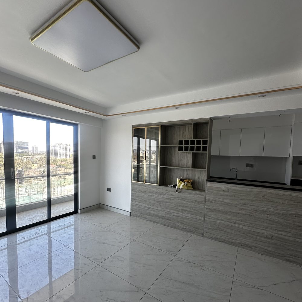 2 Bedroom Apartment, Alina Habour, Kilimani (11th Floor), Living and dining