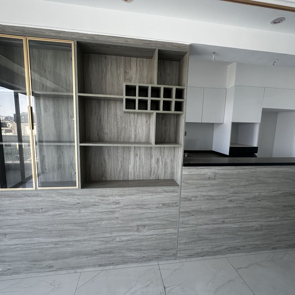 2 Bedroom Apartment, Alina Habour, Kilimani (11th Floor), Breakfast counter and display shelving