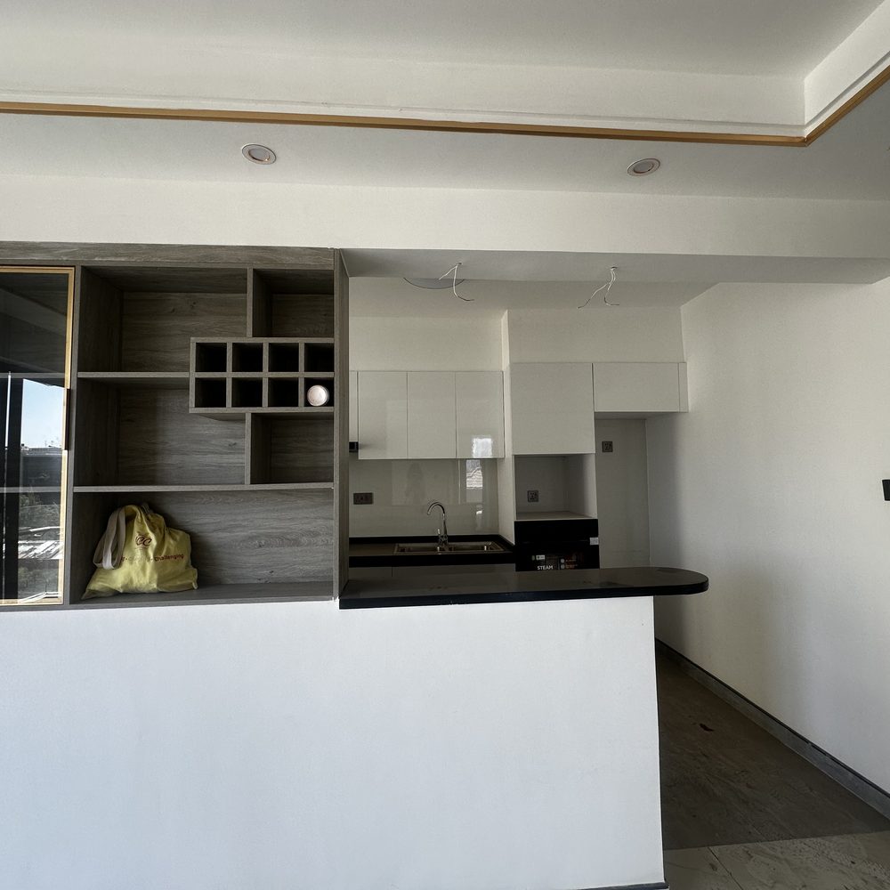 2 Bedroom Apartment, Alina Habour, Kilimani (6th Floor), Breakfast counter and display shelving